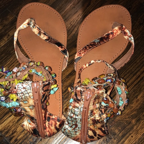 ZIGI girl Shoes - beaded sandals